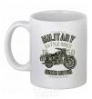 Ceramic mug Green Military Ride White фото