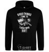 Men`s hoodie Good Things Come To Those Who Bait black фото