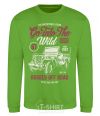 Sweatshirt Go Into The Wild orchid-green фото