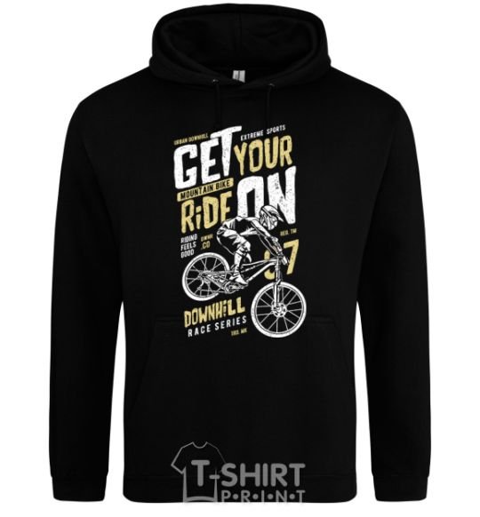 Men`s hoodie Get Your Ride On black фото