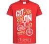 Детская футболка Get Your Ride On Красный фото