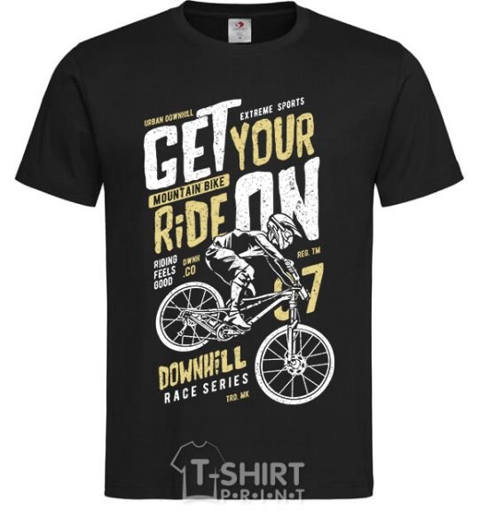 Мужская футболка Get Your Ride On Черный фото