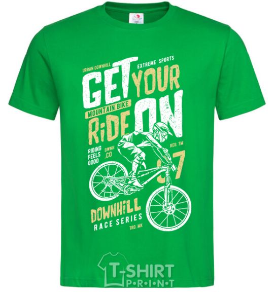 Мужская футболка Get Your Ride On Зеленый фото