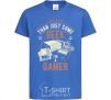 Kids T-shirt Geek Gamer royal-blue фото