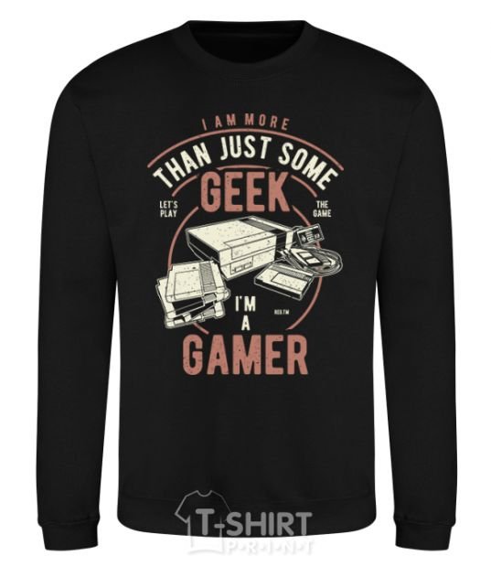 Sweatshirt Geek Gamer black фото