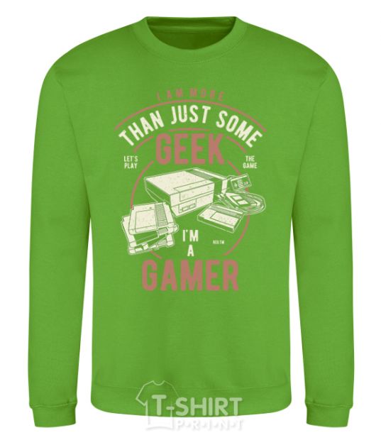 Sweatshirt Geek Gamer orchid-green фото