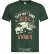 Мужская футболка Geek Gamer Темно-зеленый фото