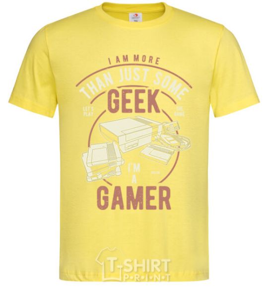 Мужская футболка Geek Gamer Лимонный фото