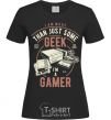 Women's T-shirt Geek Gamer black фото