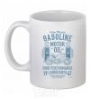 Ceramic mug Gasoline Motor Oil White фото