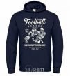 Men`s hoodie Football League navy-blue фото