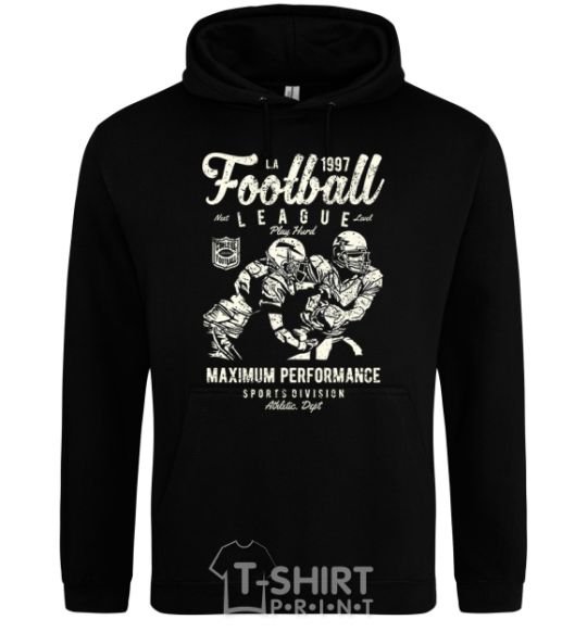 Men`s hoodie Football League black фото