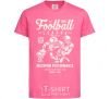 Детская футболка Football League Ярко-розовый фото