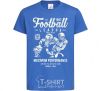 Детская футболка Football League Ярко-синий фото