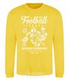 Sweatshirt Football League yellow фото