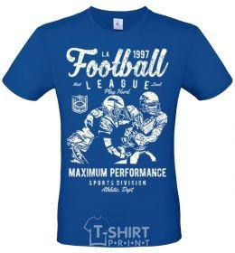Men's T-Shirt Football League royal-blue фото