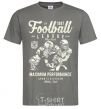 Men's T-Shirt Football League dark-grey фото