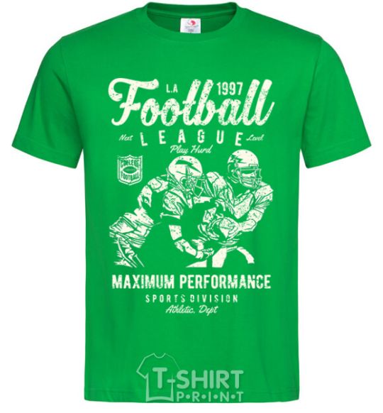 Men's T-Shirt Football League kelly-green фото