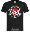 Men's T-Shirt Best dad ever in a circle black фото