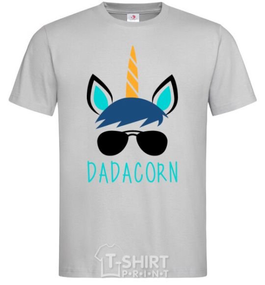Men's T-Shirt Dadacorn grey фото