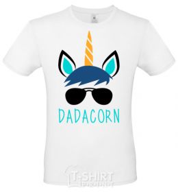 Men's T-Shirt Dadacorn White фото
