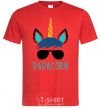 Men's T-Shirt Dadacorn red фото