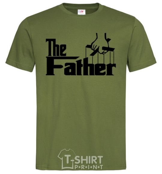 Men's T-Shirt The father millennial-khaki фото