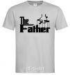 Men's T-Shirt The father grey фото