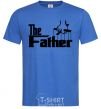 Мужская футболка The father Ярко-синий фото