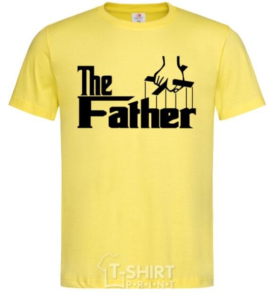 Мужская футболка The father Лимонный фото