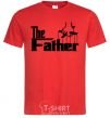 Men's T-Shirt The father red фото