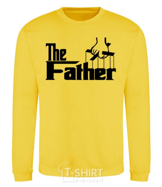 Sweatshirt The father yellow фото