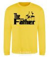 Sweatshirt The father yellow фото