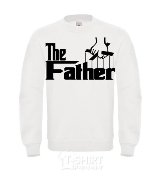 Sweatshirt The father White фото