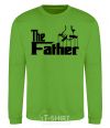 Sweatshirt The father orchid-green фото