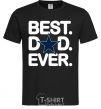 Men's T-Shirt Best dad ever star black фото