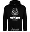 Men`s hoodie Best father ever Darth black фото