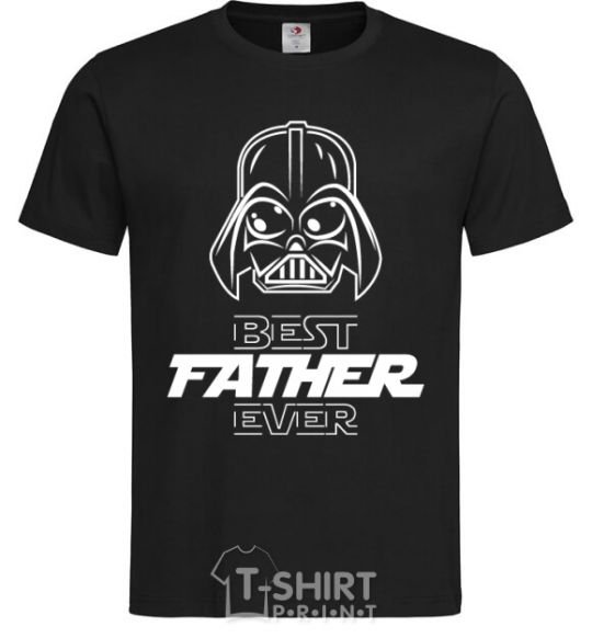 Men's T-Shirt Best father ever Darth black фото