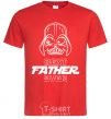 Men's T-Shirt Best father ever Darth red фото