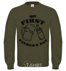 Sweatshirt Happy first father's day sand фото