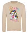 Sweatshirt Birthday princess sand фото