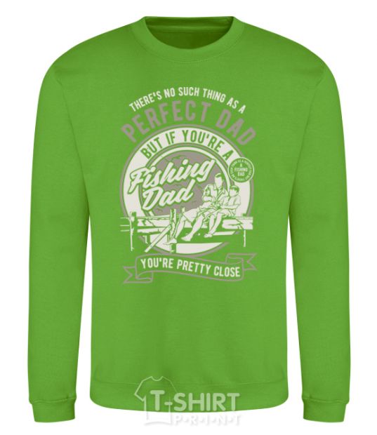 Sweatshirt Fishing Dad orchid-green фото