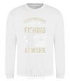 Sweatshirt Fishing day White фото