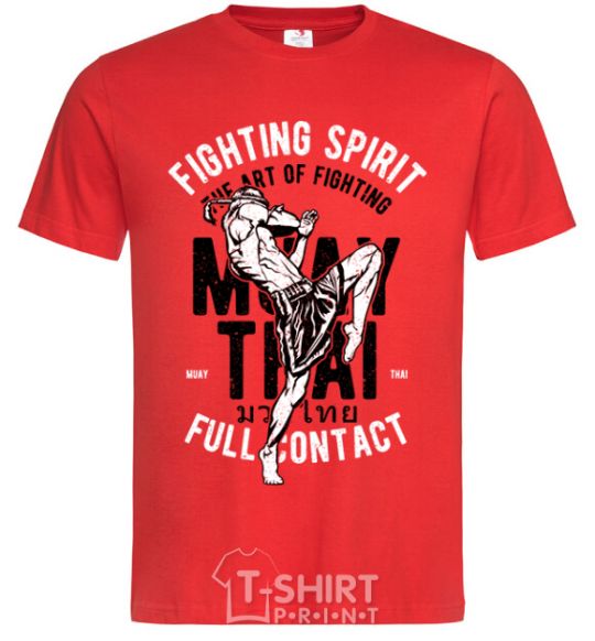 Men's T-Shirt Fighting Spirit red фото