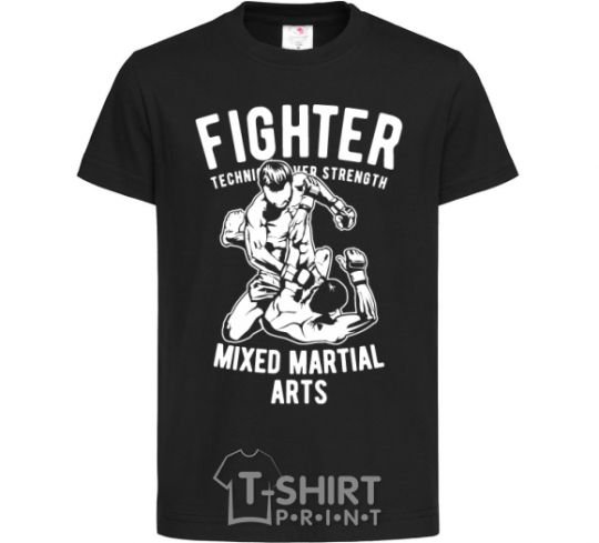 Детская футболка Mixed Martial Fighter Черный фото