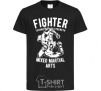 Kids T-shirt Mixed Martial Fighter black фото