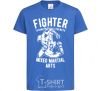 Kids T-shirt Mixed Martial Fighter royal-blue фото