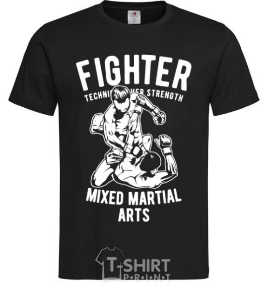 Мужская футболка Mixed Martial Fighter Черный фото