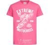 Kids T-shirt Extreme Motocross heliconia фото