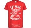 Kids T-shirt Extreme Motocross red фото